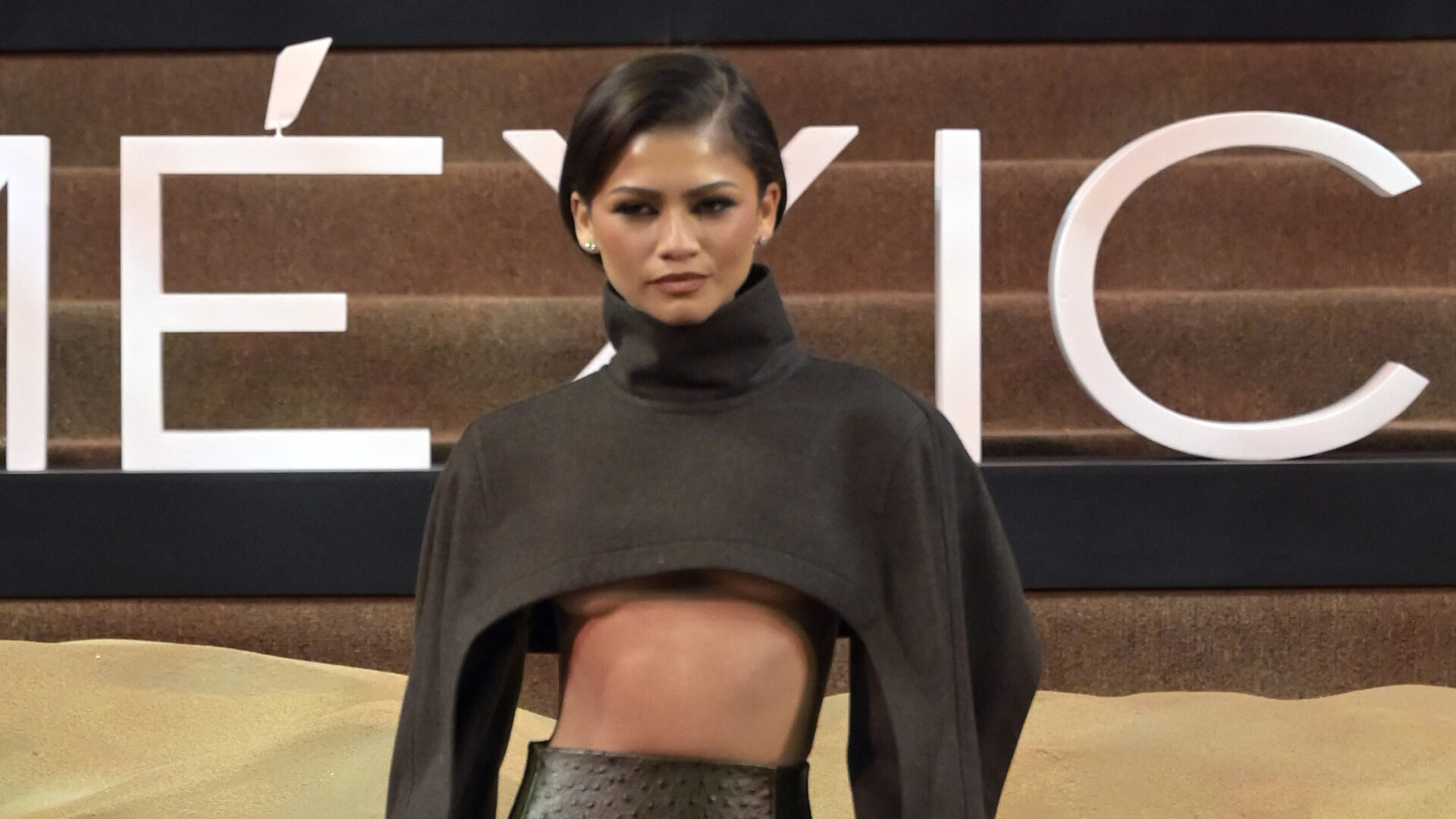 Zendaya Wows with Bottega Veneta Underboob Fashion at Dune Part 2 Premiere